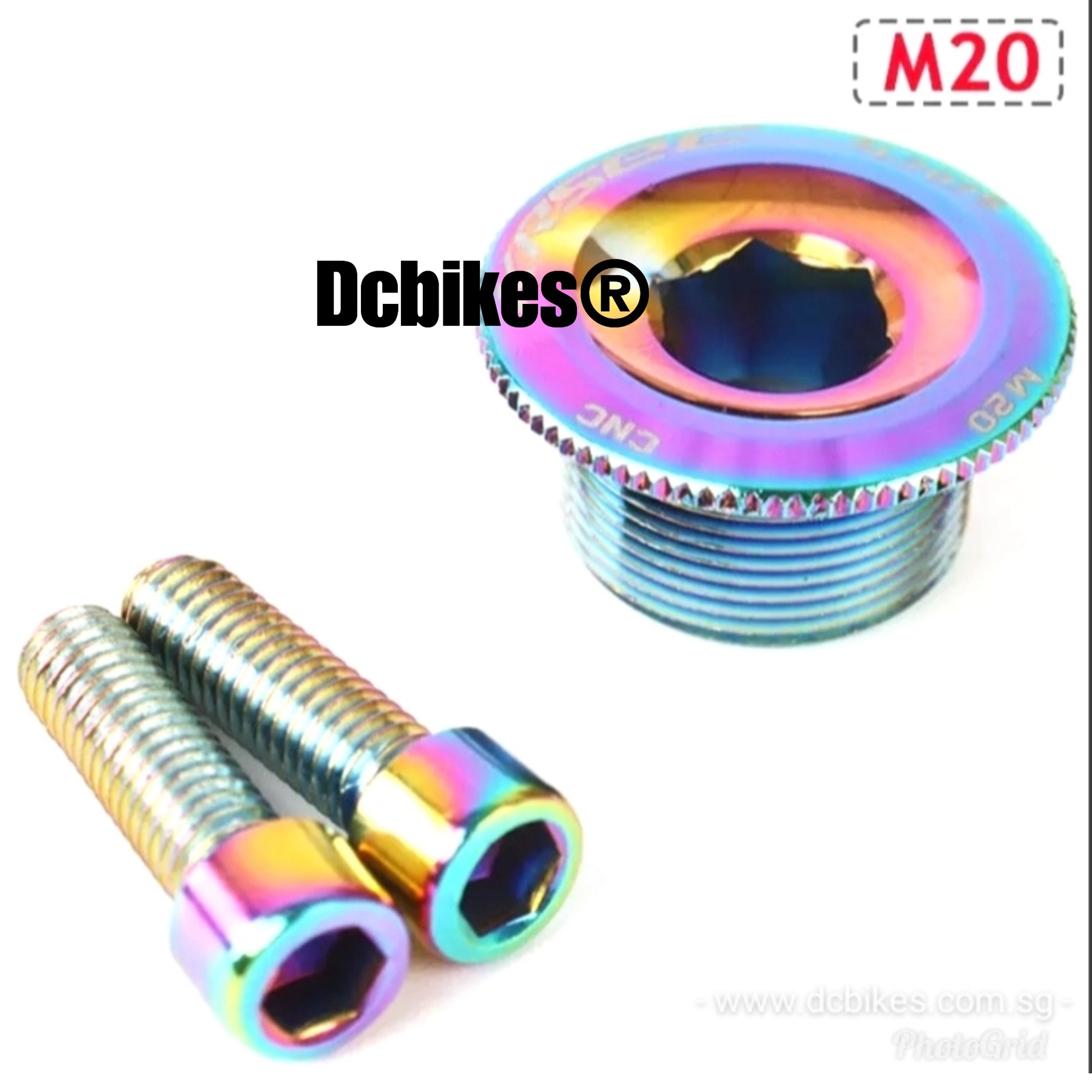 Aluminum alloy concave washers for M8 M10 GDH 3/8 BMX crank