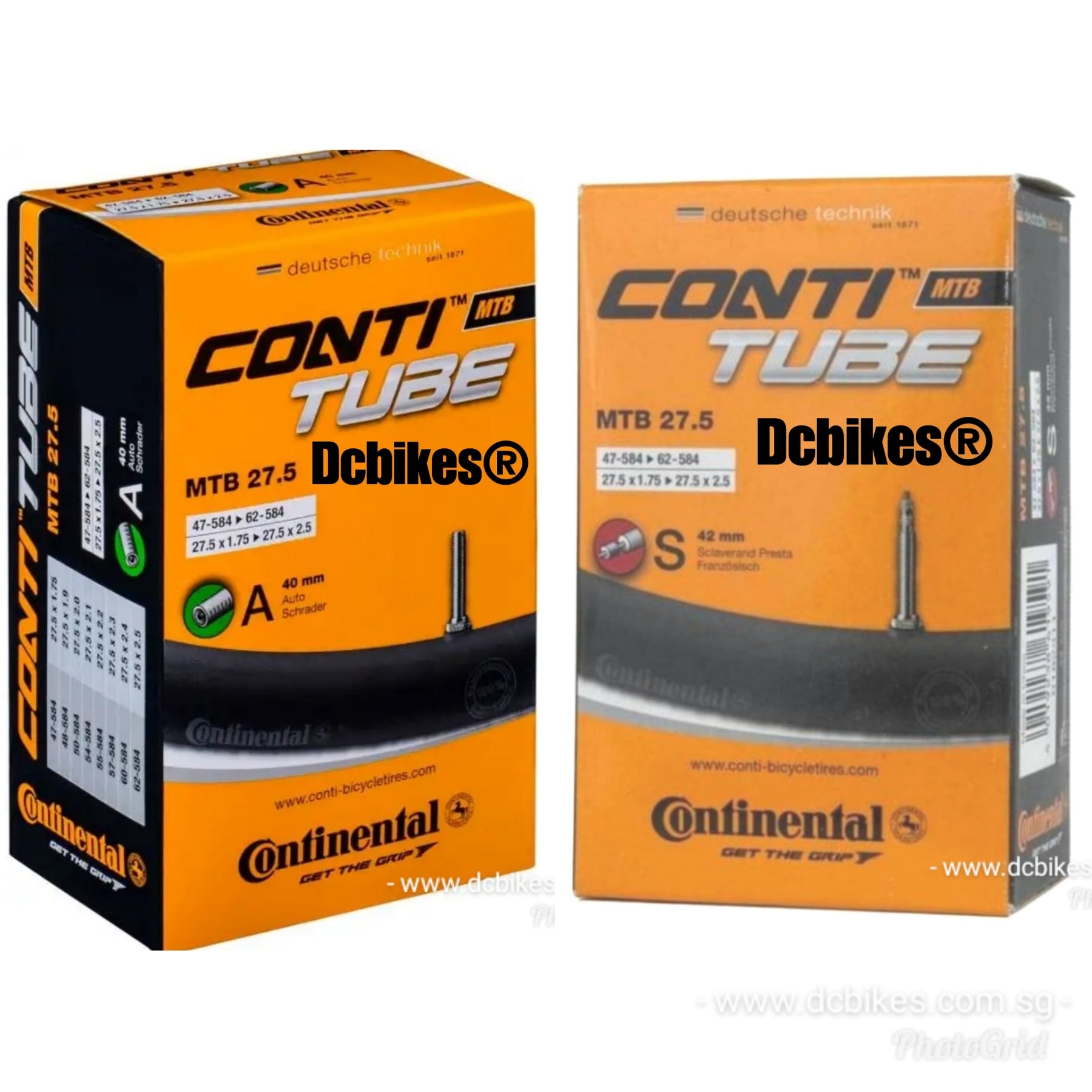 continental cycle inner tubes