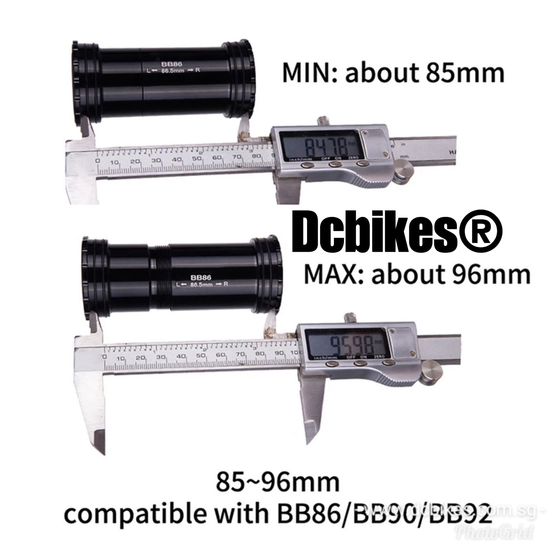 BB86 to 28/30MM Flanged, Dual Row PressFit 86/92 for Praxis - Compatible  Cranks ABEC-3 Bottom Bracket