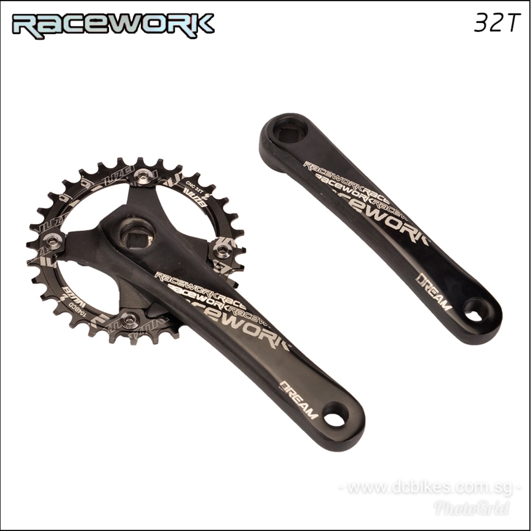 single speed crankset 32t