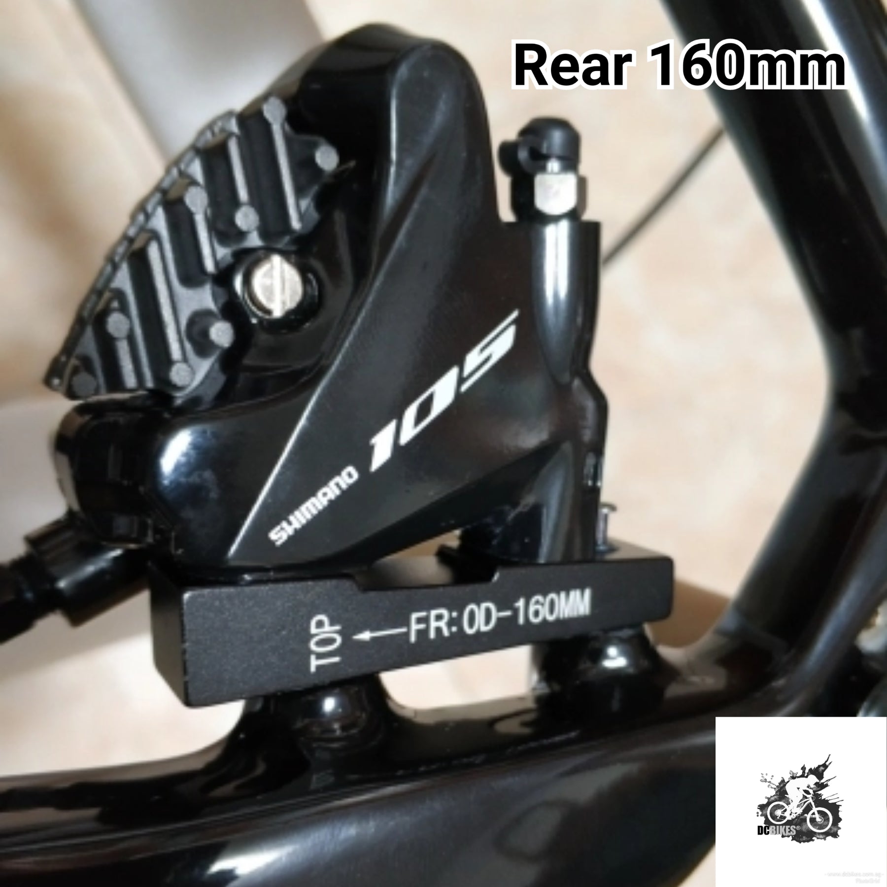 shimano rear mount adaptor flat to flat road