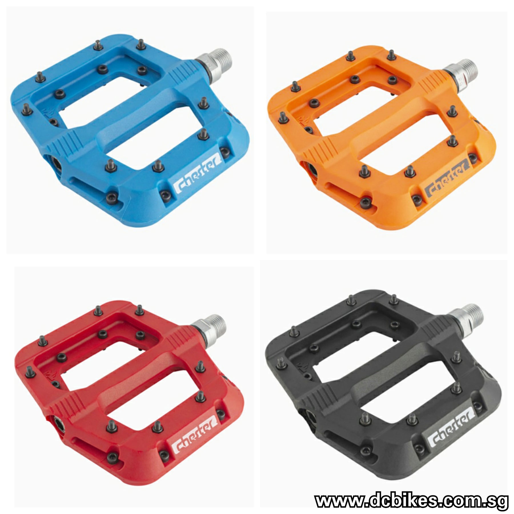 turquoise mtb pedals