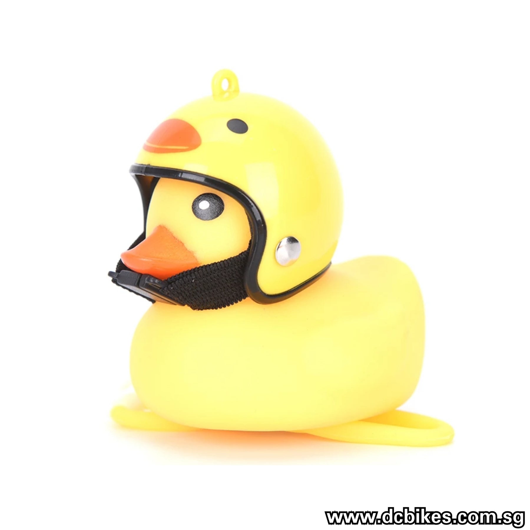 Thug Life Gold Chain Cute Rubber Duck With Manual Bell Safety