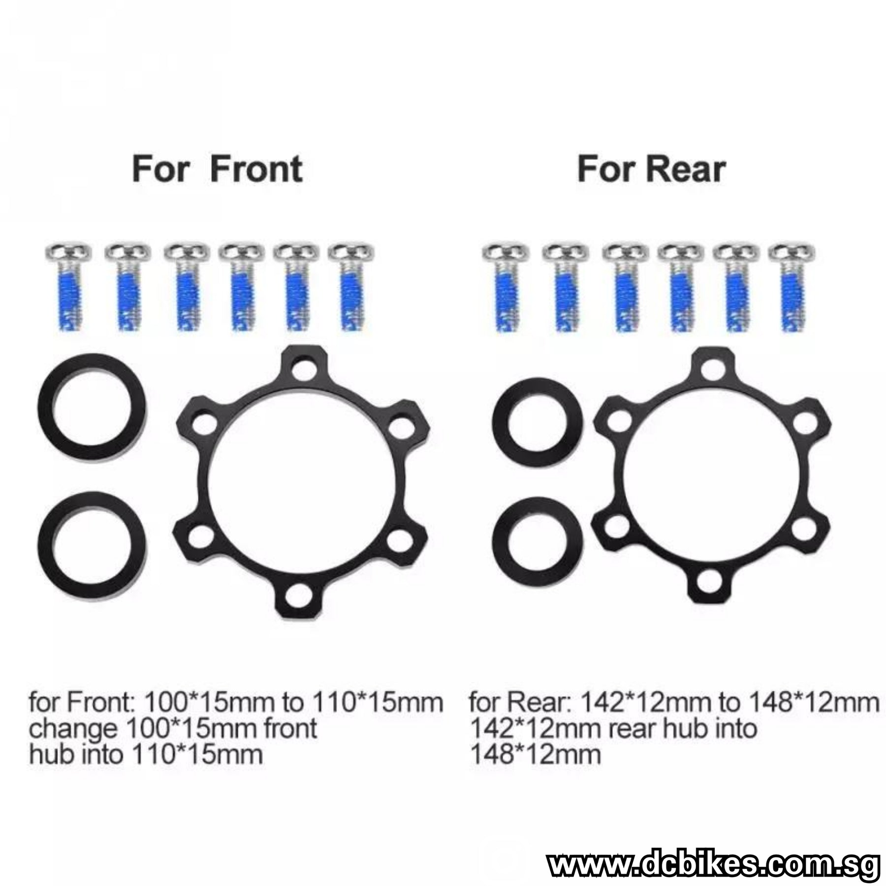 Super Booster Rear Hub Spacing Kit