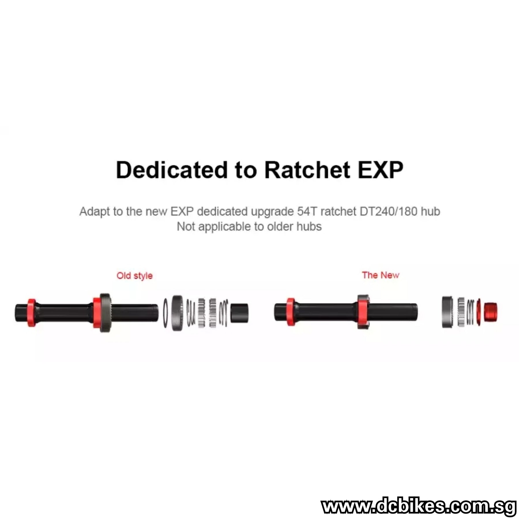 60T/54T/36T/18T Star Ratchet Service Kit SL For DT Hubs – Dcbikes