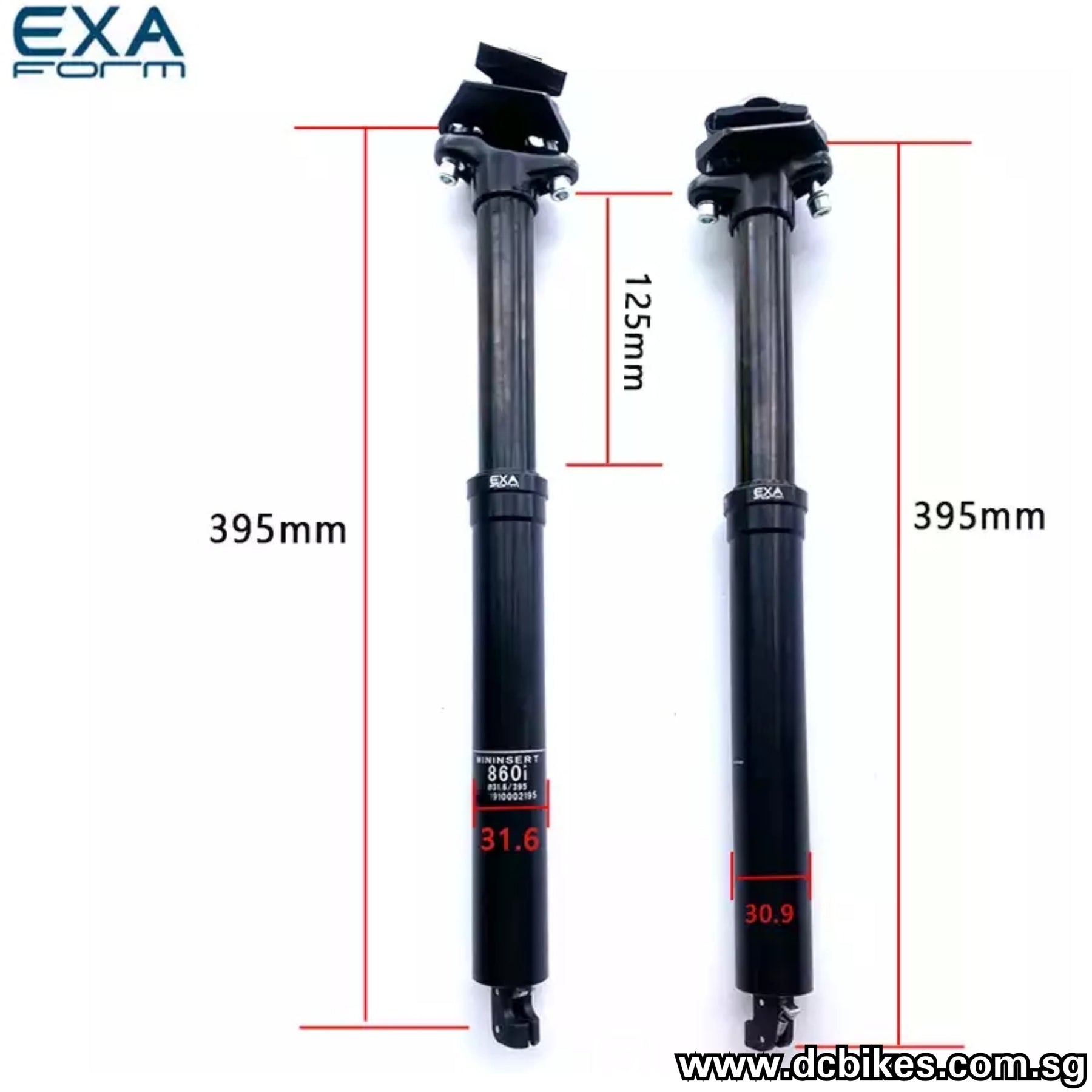 KS EXA Bicycle Tija Telescopica Dropper Seatpost 27.2/31.6mm Seat Angle Can  Be Adjusted Freely Electric Scooter Road Bike - AliExpress