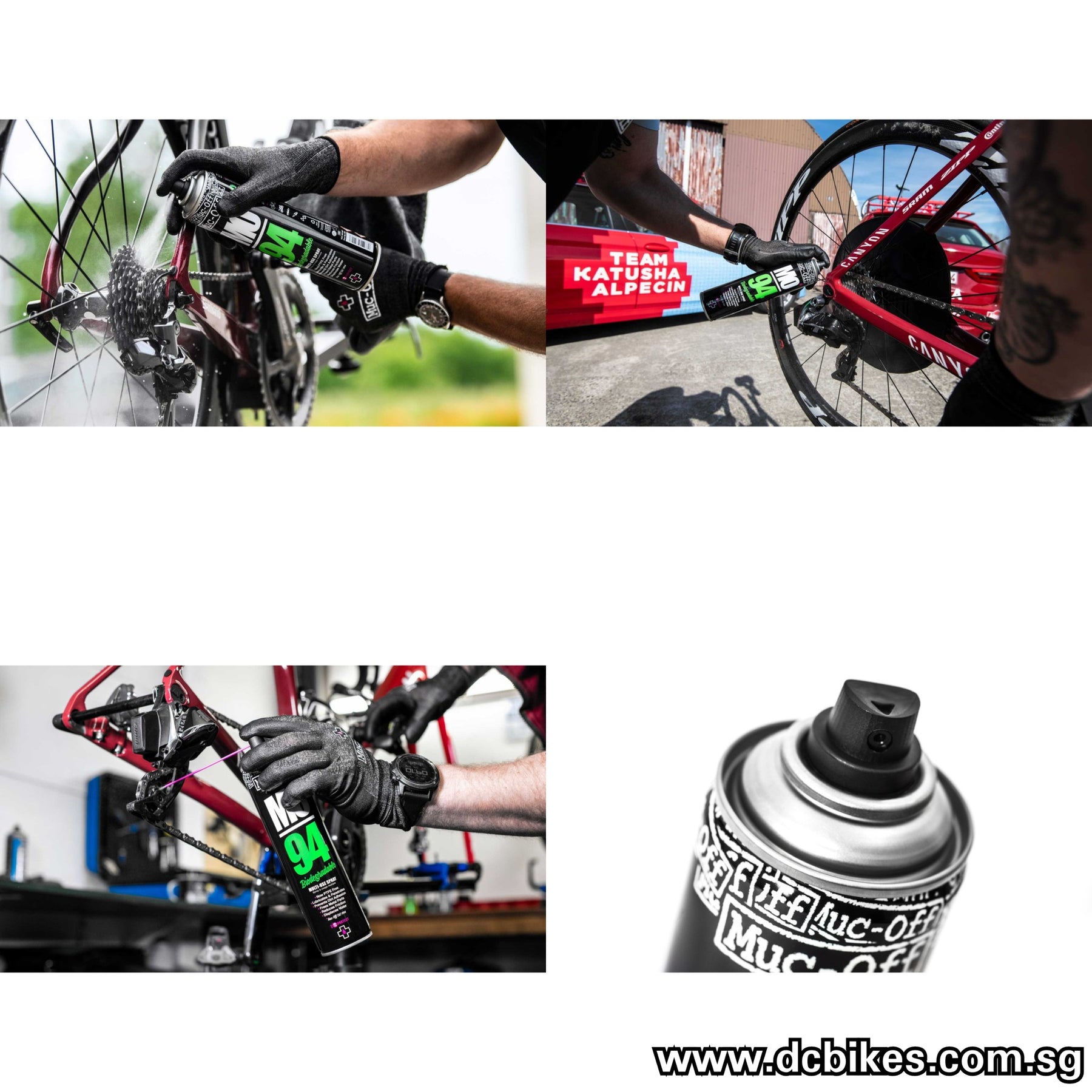 Muc-Off Dry PTFE Bike Chain Lube - 400ml, Aerosol - REV Endurance