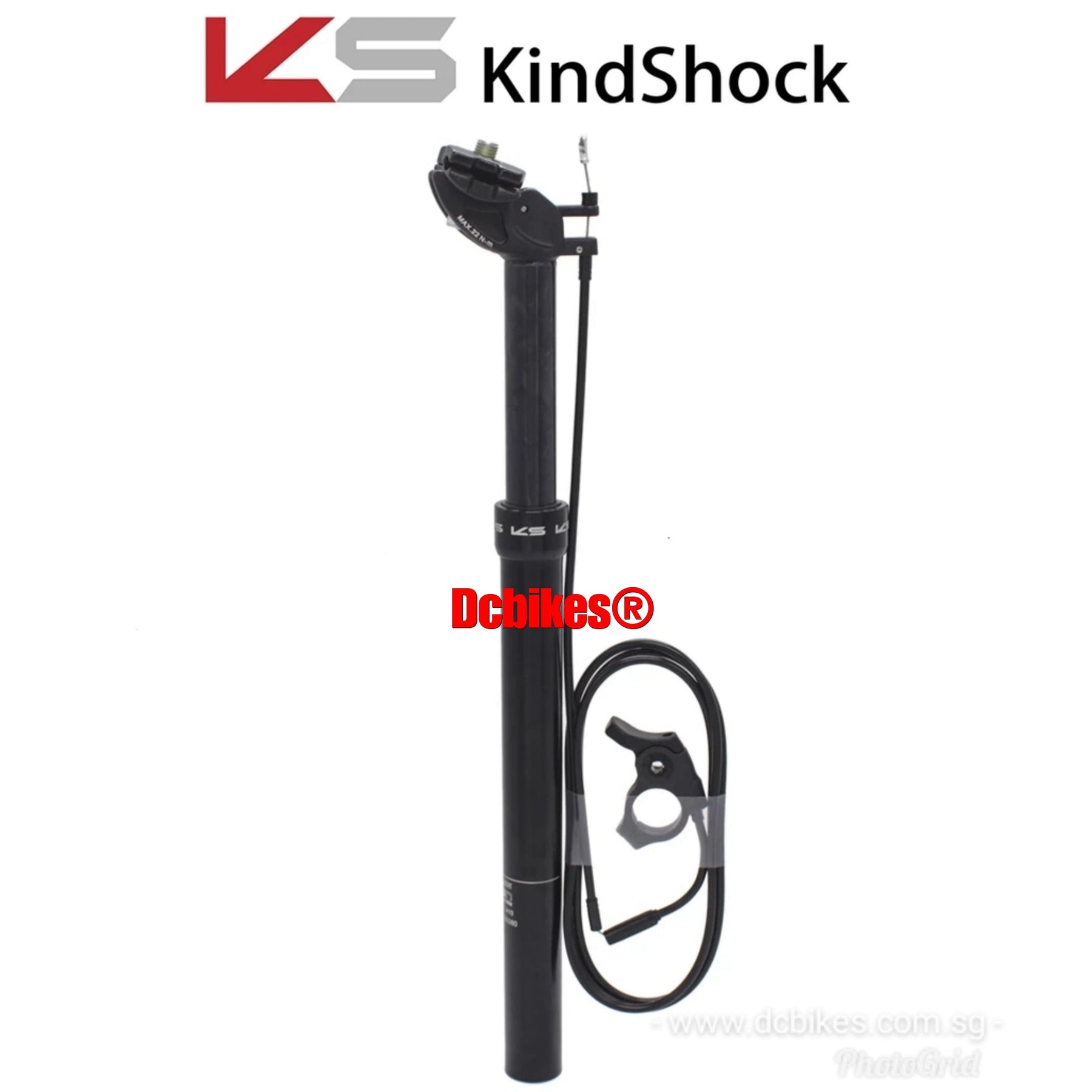 KS | Kind Shock 30.9mm/31.6mm External Routing 100mm Dropper Seat