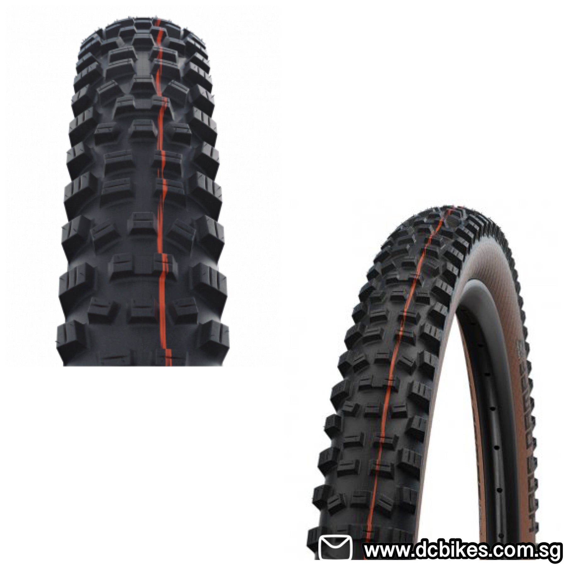 Schwalbe 27.5/29 X 2.35 Hans Dampf Super Trail Addix Skinwall MTB 