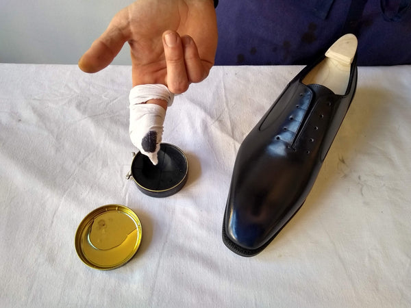 shoe polishing tips glacage process