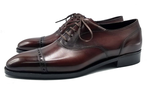 Norman Vilalta, Bespoke Shoemaker - Men's Shoes Barcelona, Spain - Captoe Oxford