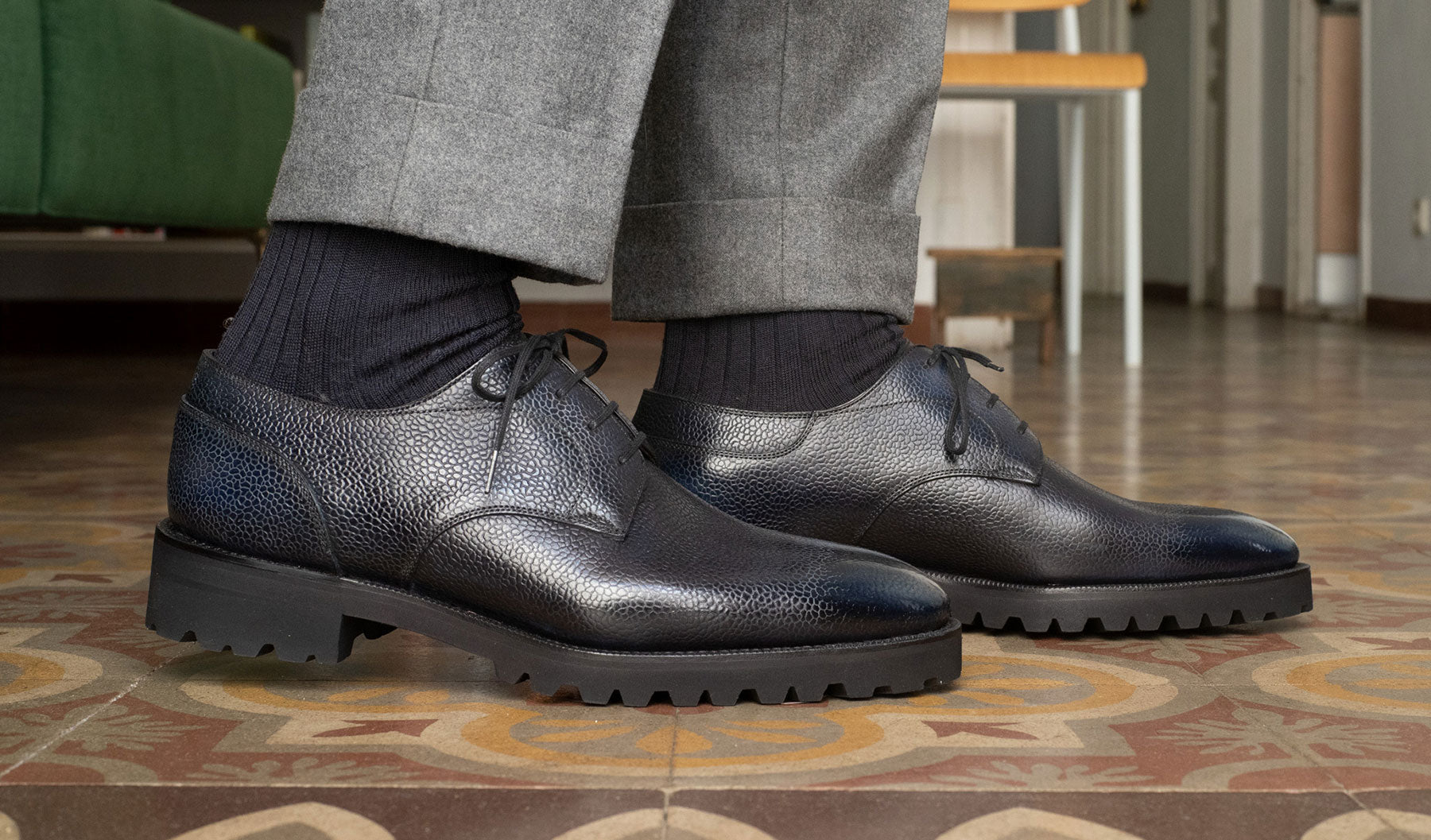 Derby Simple Shoes by Norman Vilalta Bespoke Shoemakers