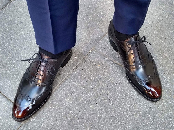 Full Brogue Wingtip Oxford Shoes by Norman Vilalta