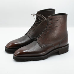 Derby Simple Boot Dark Chestnut | Norman Vilalta Bespoke Shoemakers