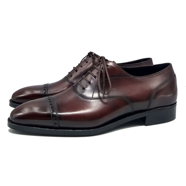 Men's Cap Toe Oxford Shoe Black
