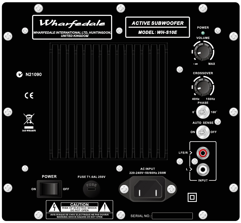 wharfedale whs8