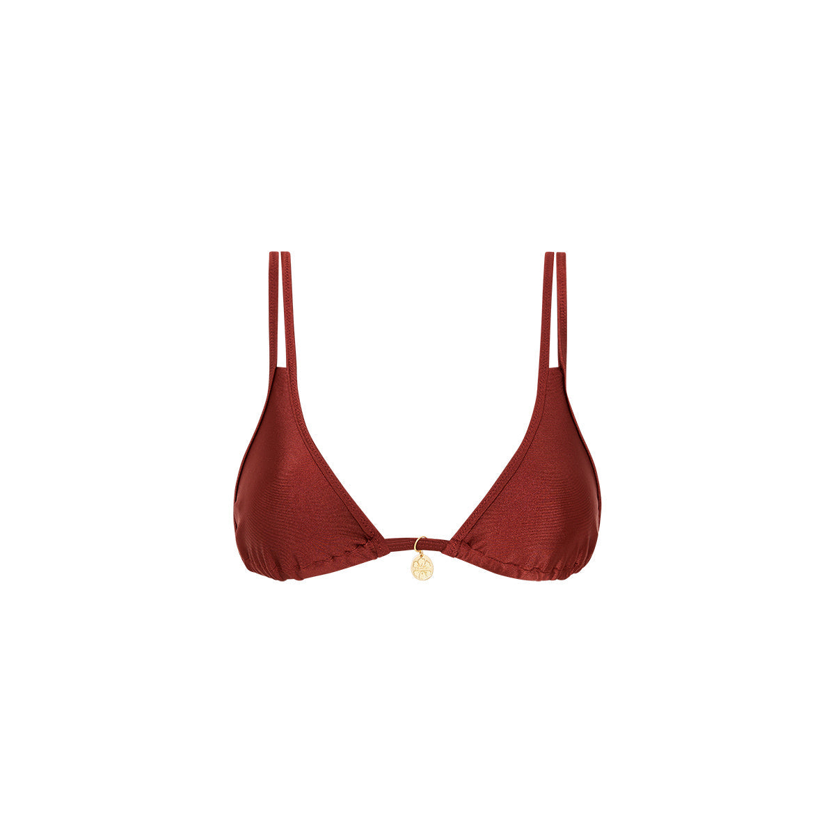 Twin Strap Bralette Bikini Top - Sweet Cinnamon