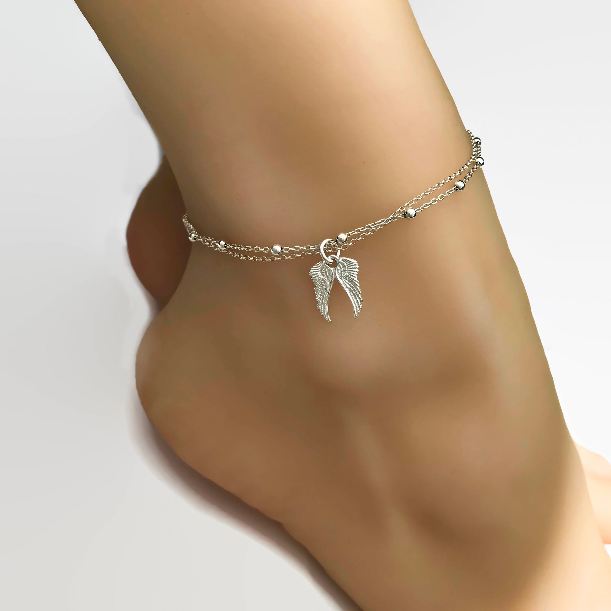 angel ankle bracelet