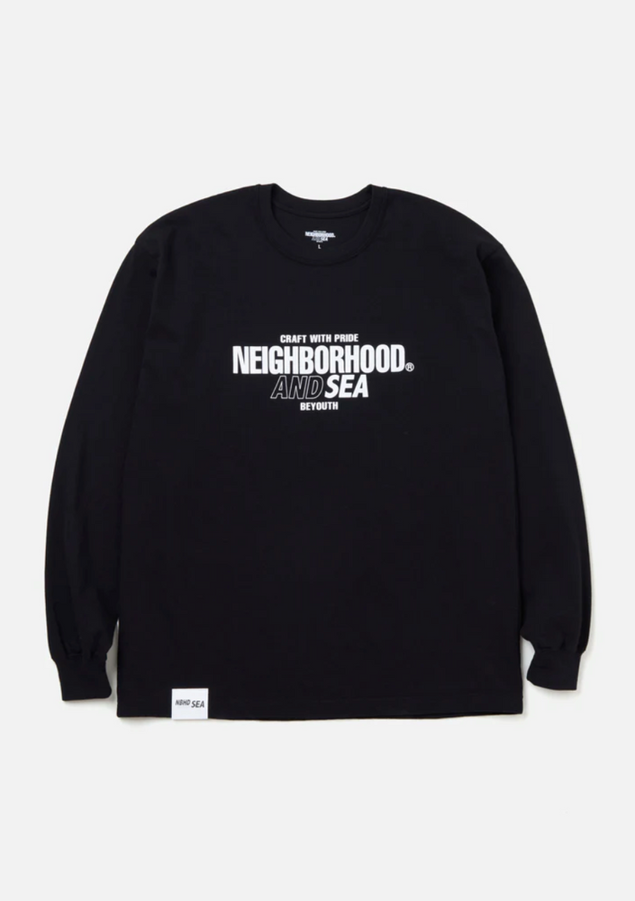 Neighborhood X WIND AND SEA . TEE LS- Black – Second Kill