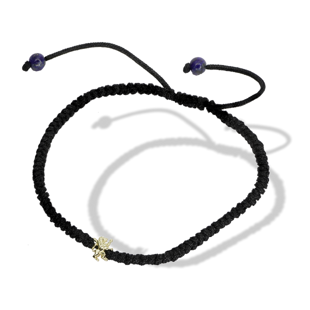 Tiger Eye & Lava Rock Healing Gemstone Bracelet with Silver Lion Head -  GEM+SILVER