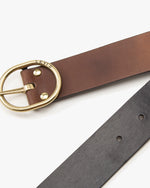 Wrangler Kabel Buckle Leather Belt - Brown
