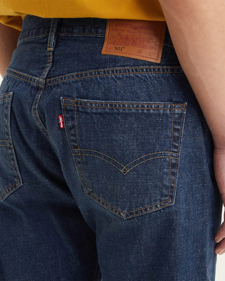 Levi's® 501 Original Regular Fit Selvedge Denim Mens Jeans - Z0908 Dar