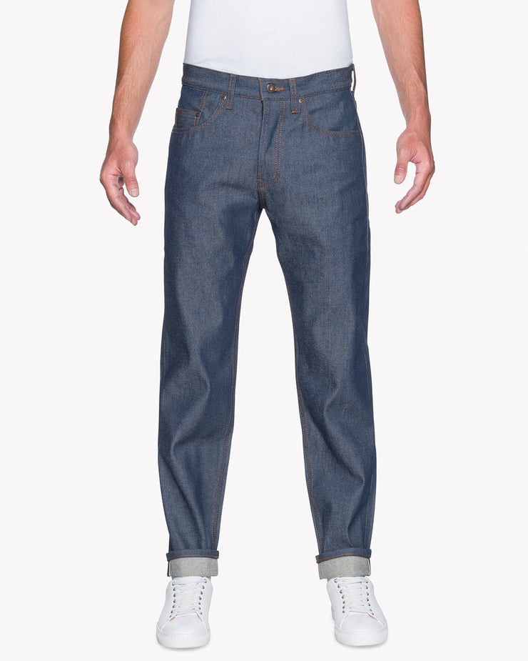 Naked & Famous Denim Easy Guy Relaxed Tapered Jeans - Natural Indigo  Selvedge | JEANSTORE