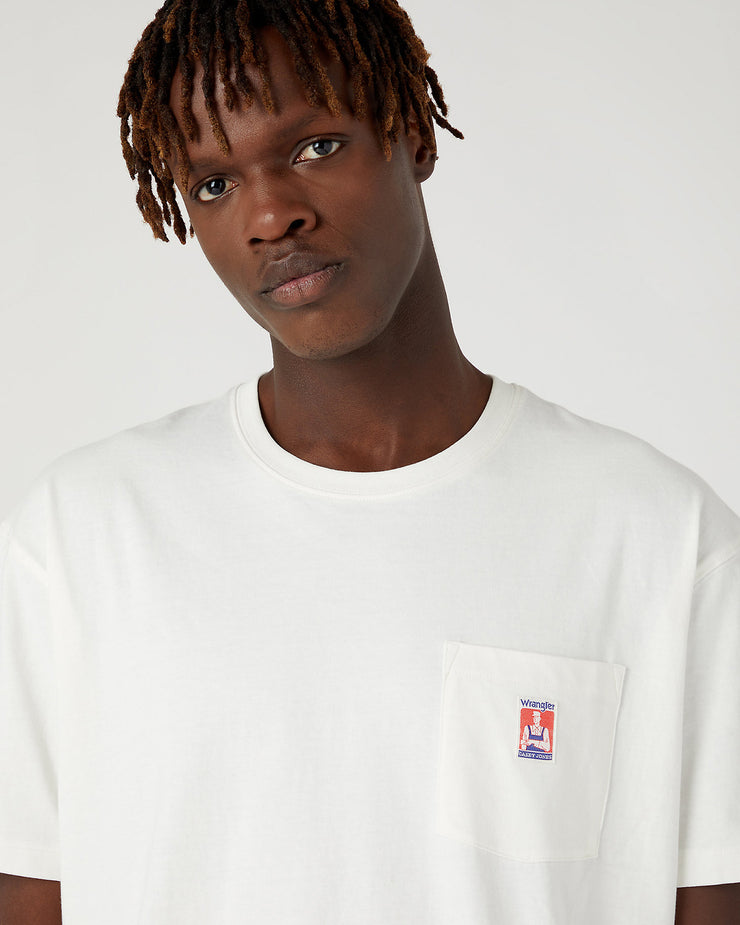 Wrangler Casey Jones Pocket Tee - Worn White