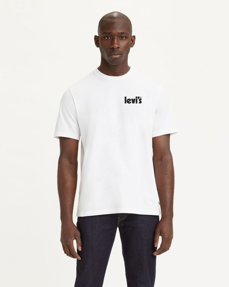 Levi's® Relaxed Fit Chest Poster Logo Tee - White – JEANSTORE