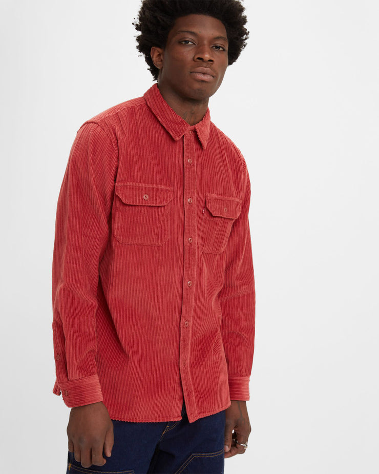 Levi's® Jackson Worker Corduroy Shirt - Brick Red