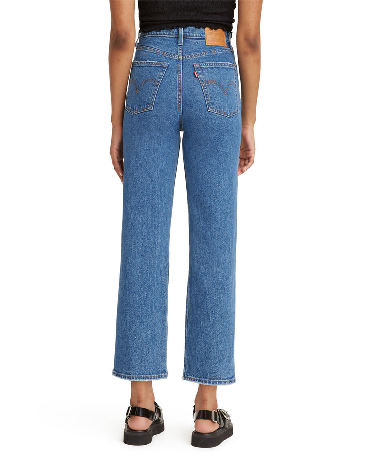 Levi's® Womens Ribcage Straight Ankle Jeans - Jazz Pop