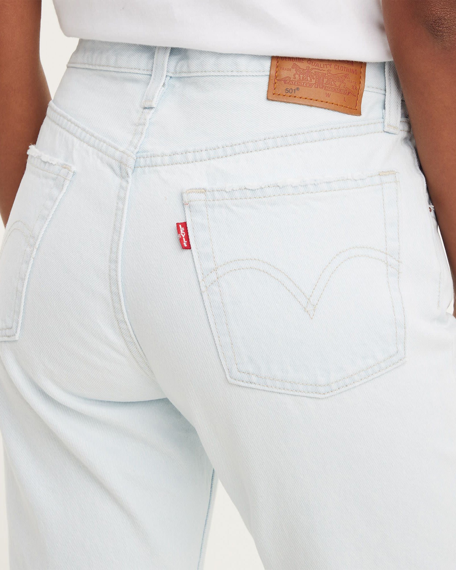 Levi's® 501 Crop Jeans - Z5128 S Light Indigo Worn In | JEANSTORE