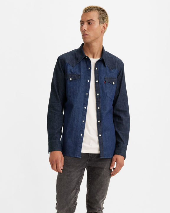 Levi's® Barstow Western Standard Shirt - Red Cast Stone