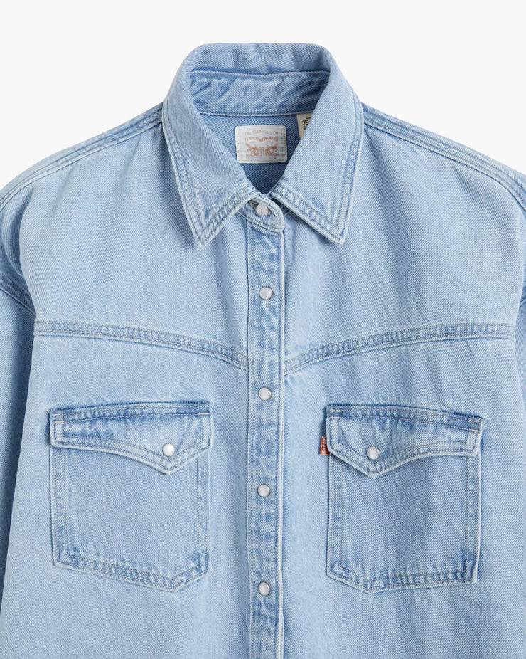 Levi's® Womens Dorsey XL Western Shirt - Z3341 Indigo Stonewash – JEANSTORE