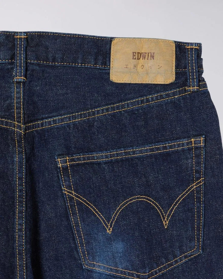 Edwin Made In Japan Loose Tapered Mens Jeans - 13.5oz Nihon Menpu Dark ...