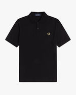 Fred Perry M12 Made In England Twin Tipped Polo Shirt - Black