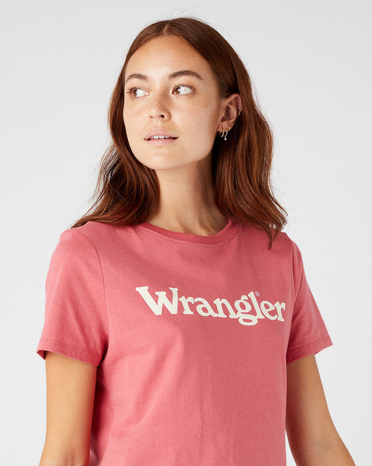 Wrangler Womens Round Tee - Holly Berry