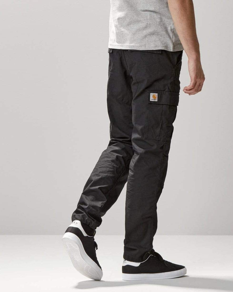 Carhartt WIP Aviation Cargo Pants - Black Rinsed for Men | Lyst