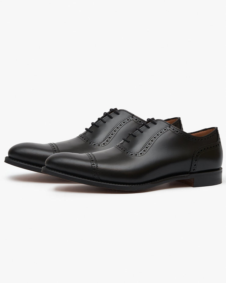 Cheaney Fenchurch Oxford Shoe - Black Calf Leather