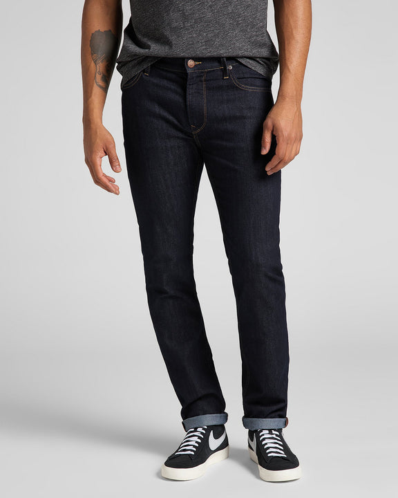 Lee Rider Slim Fit Mens Jeans - Rinse