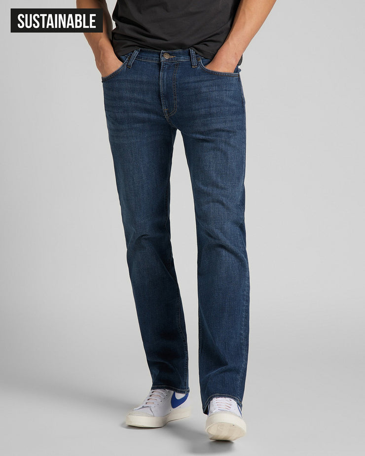 Lee West Relaxed Straight Mens Jeans - Clean Cody