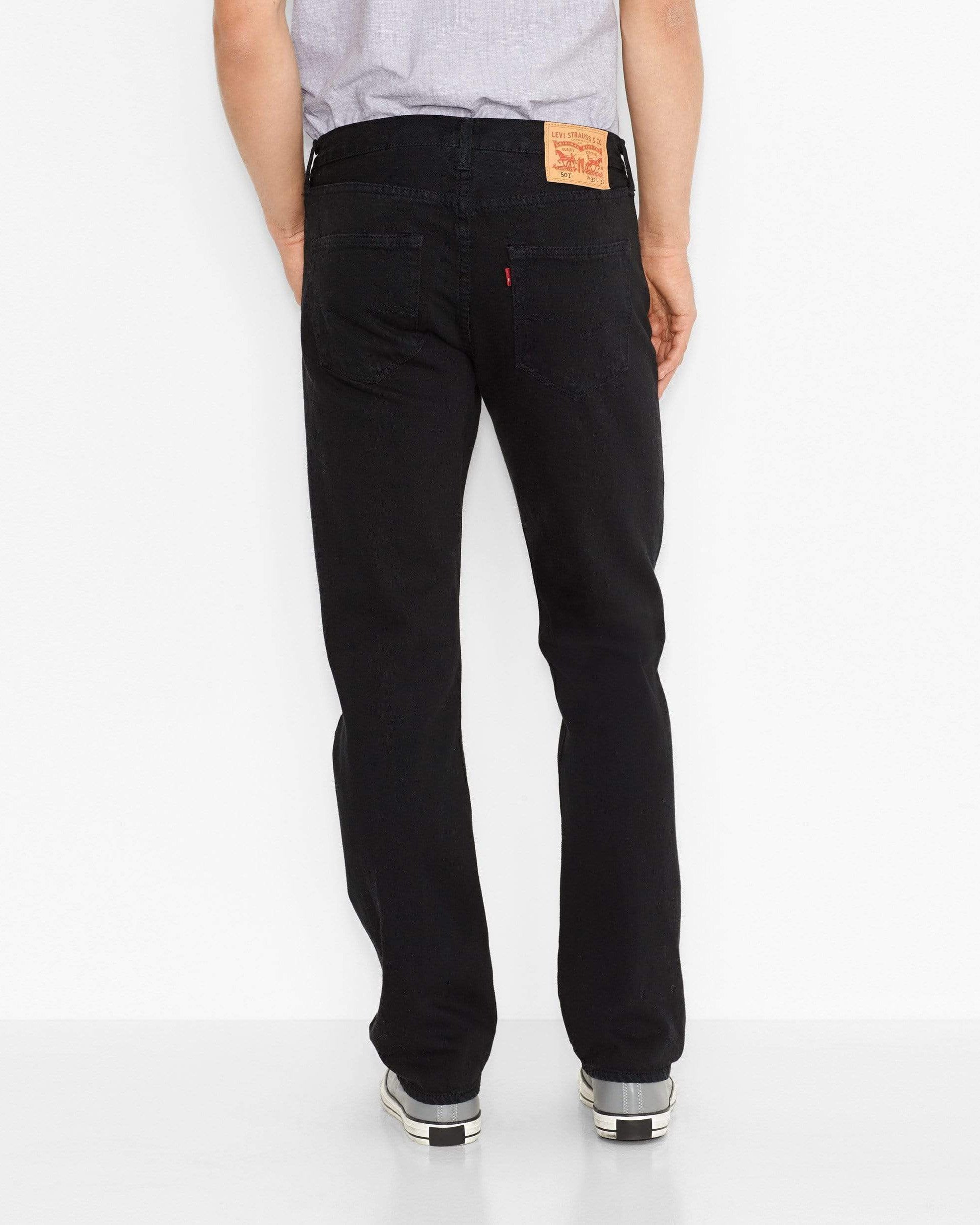 Levis 501 Original Regular Fit Mens Jeans - Black - Jeans and Street  Fashion from Jeanstore