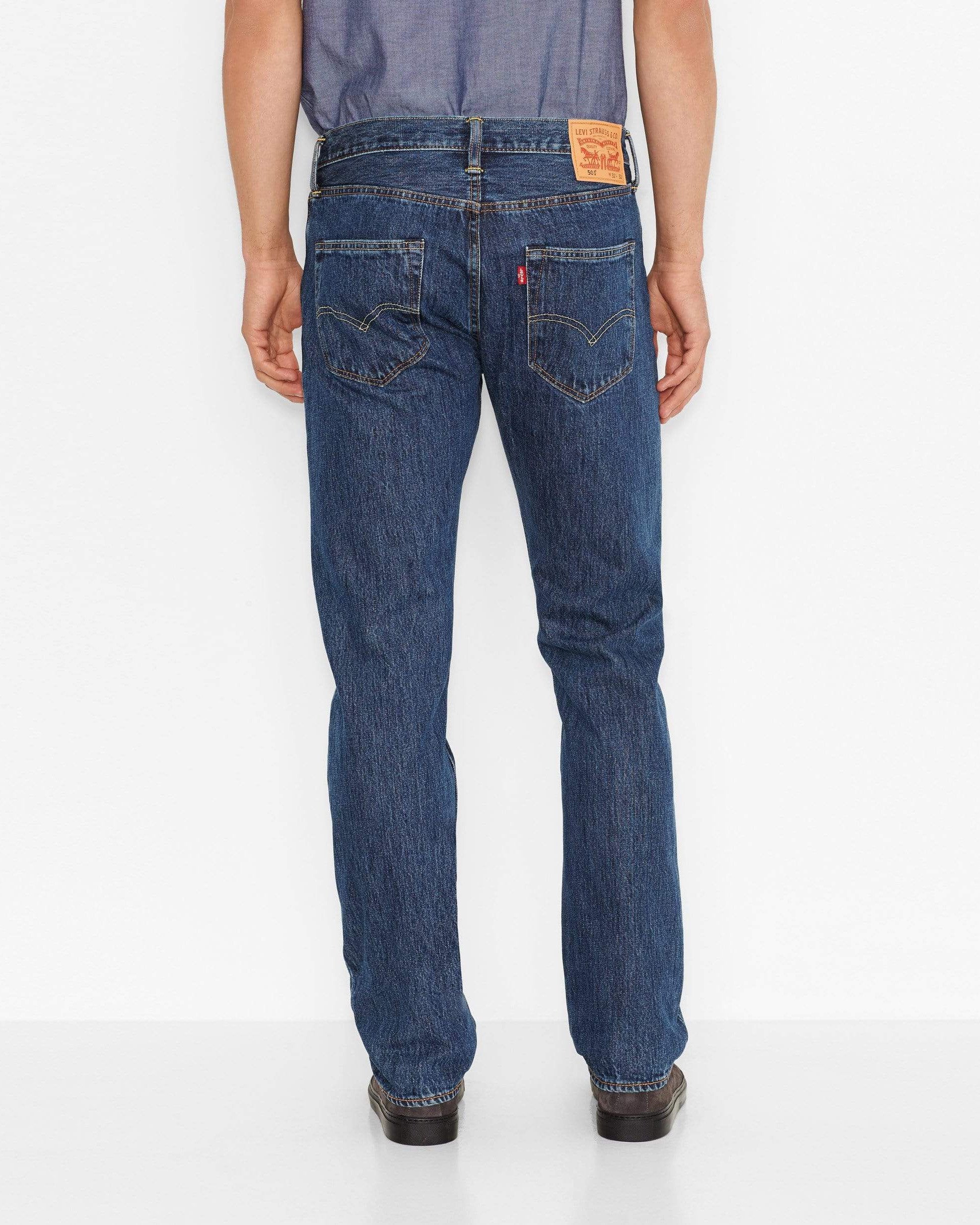 Levis 501 Original Regular Fit Mens Jeans | Stonewash Blue | Jean Store