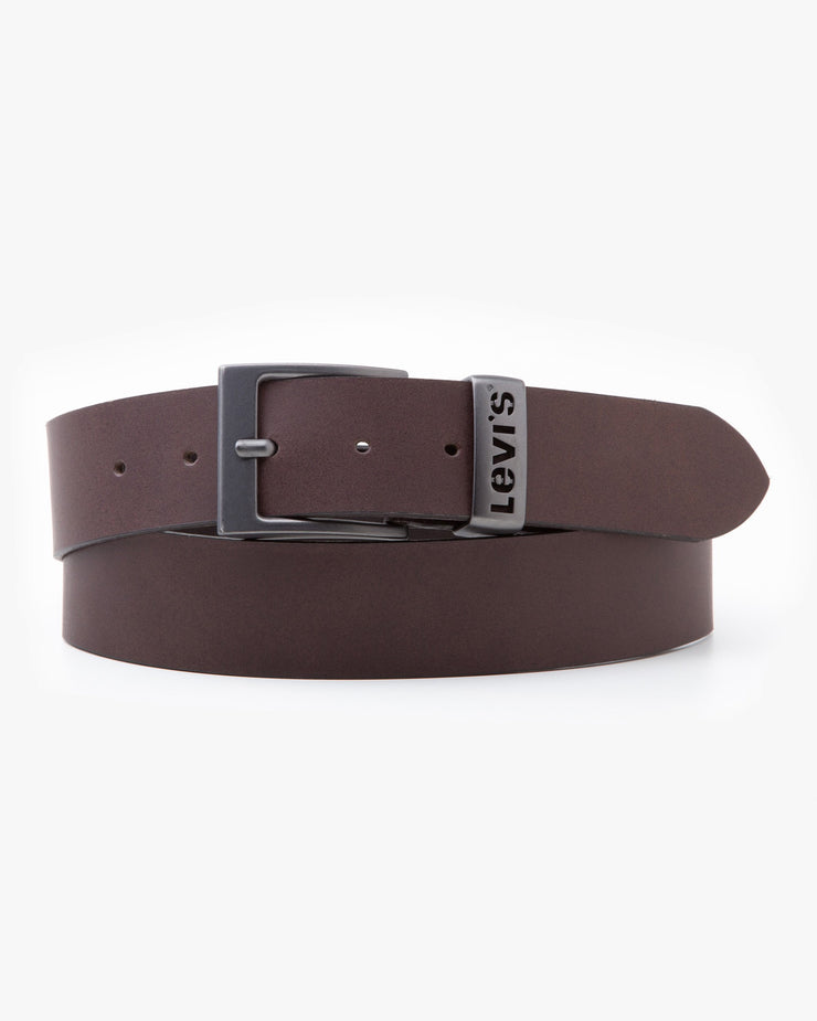 Levi's® Ashland Metal Leather Belt - Brown