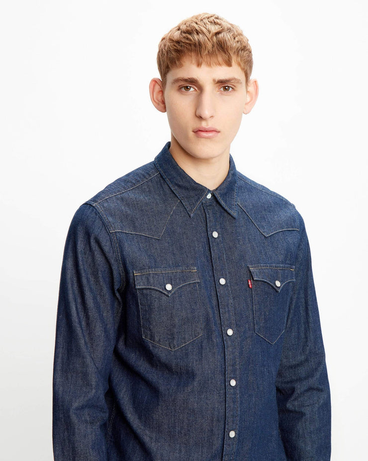 Levi's® Barstow Western Standard Shirt - Red Cast Rinse Marbled T2 |  JEANSTORE