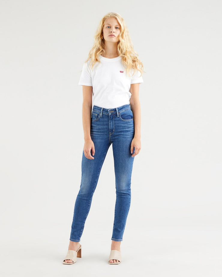 womens white levi skinny jeans