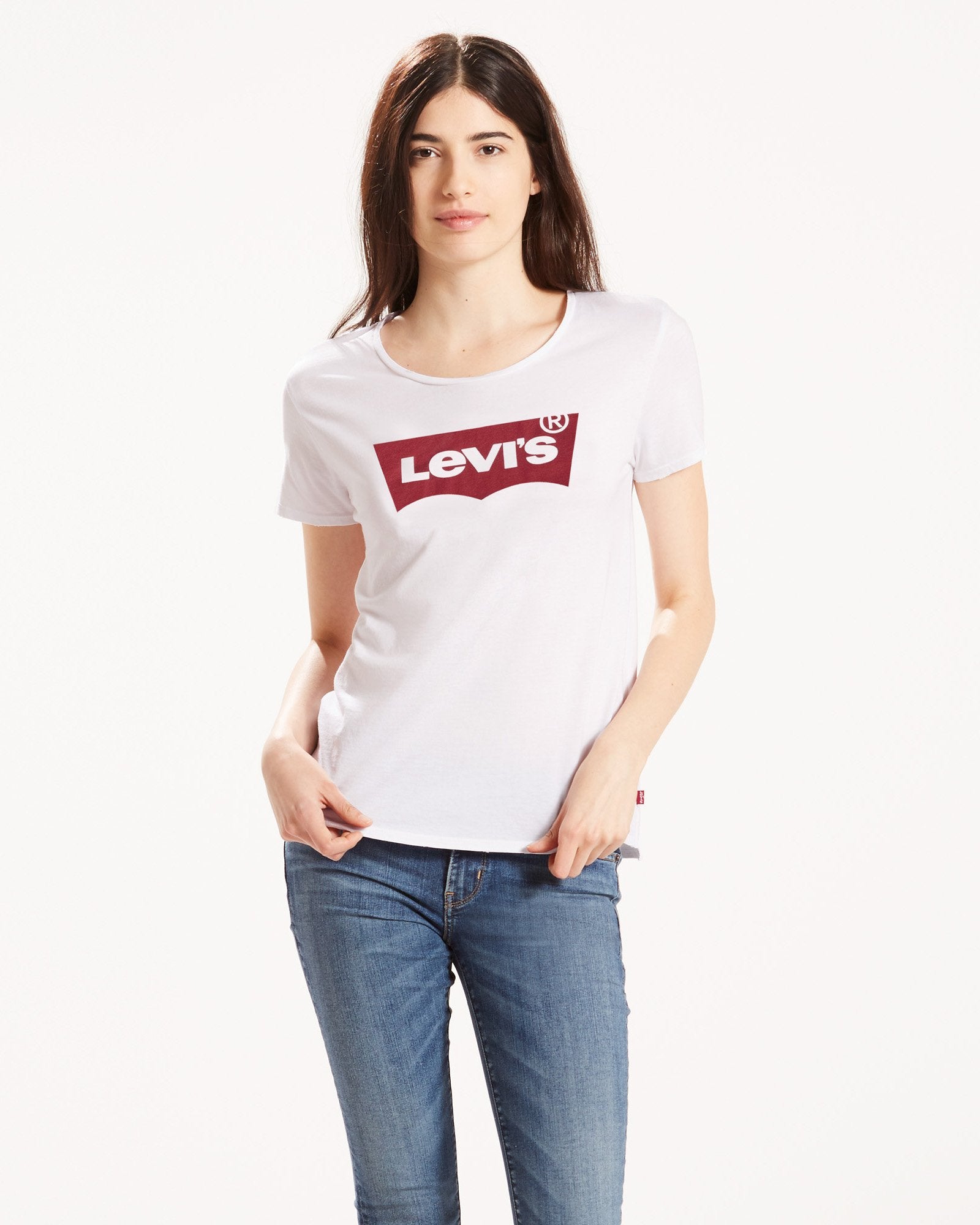 grey levi t shirt women's