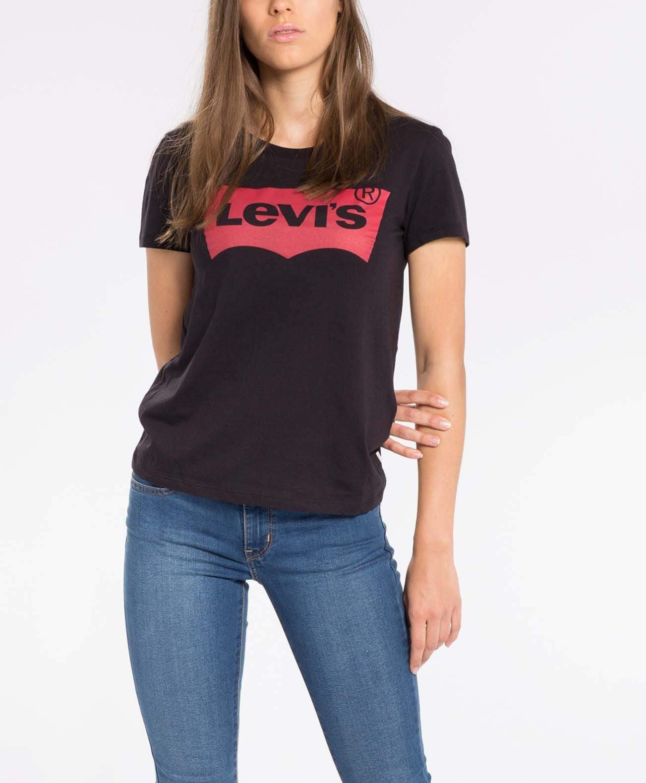 womens black levi t shirt