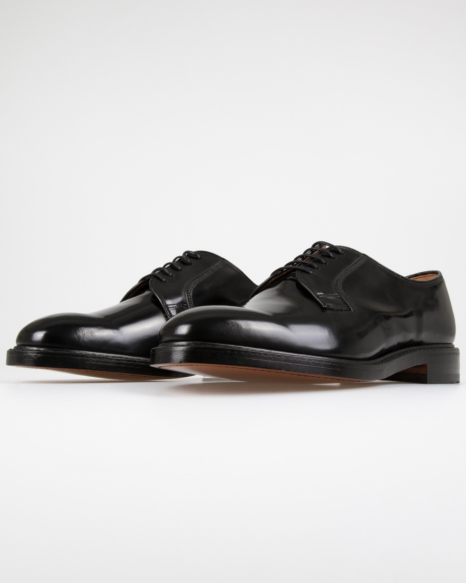 Loake 771B Polished Plain Derby Shoe 