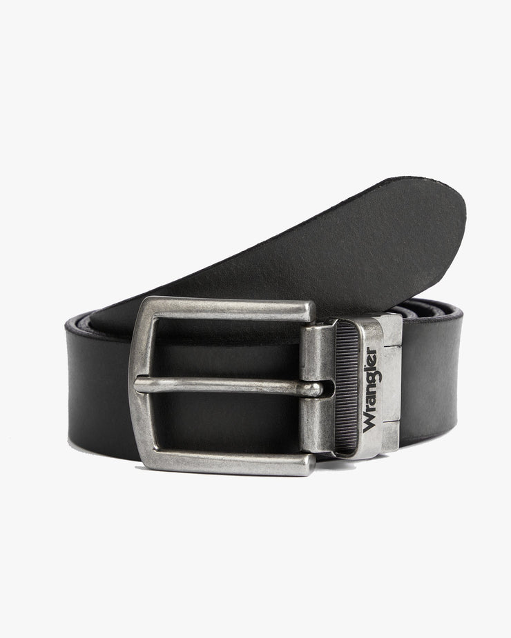 Wrangler 2-Sided Reversible Leather Belt - Black / Brown